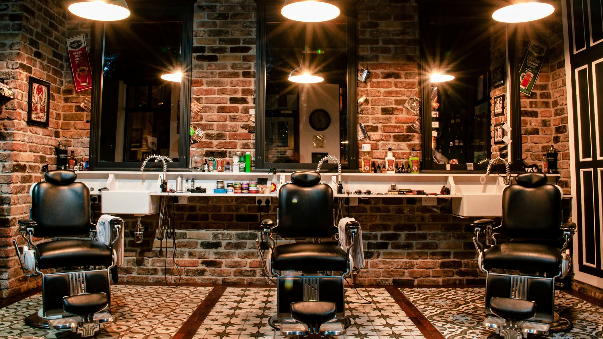 Barbershop website template